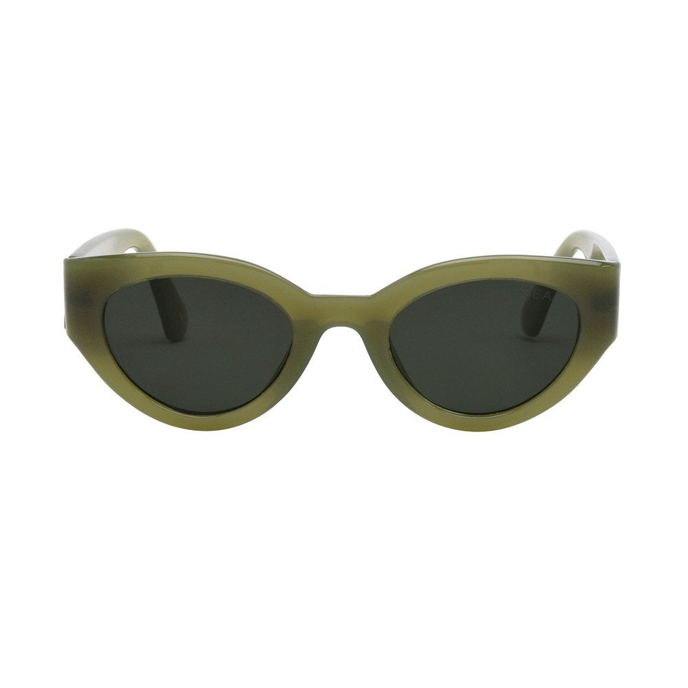 Ashbury Sunglasses in Olive / Smoke - Detail 01 - #color_olive-smoke-polarized-lens
