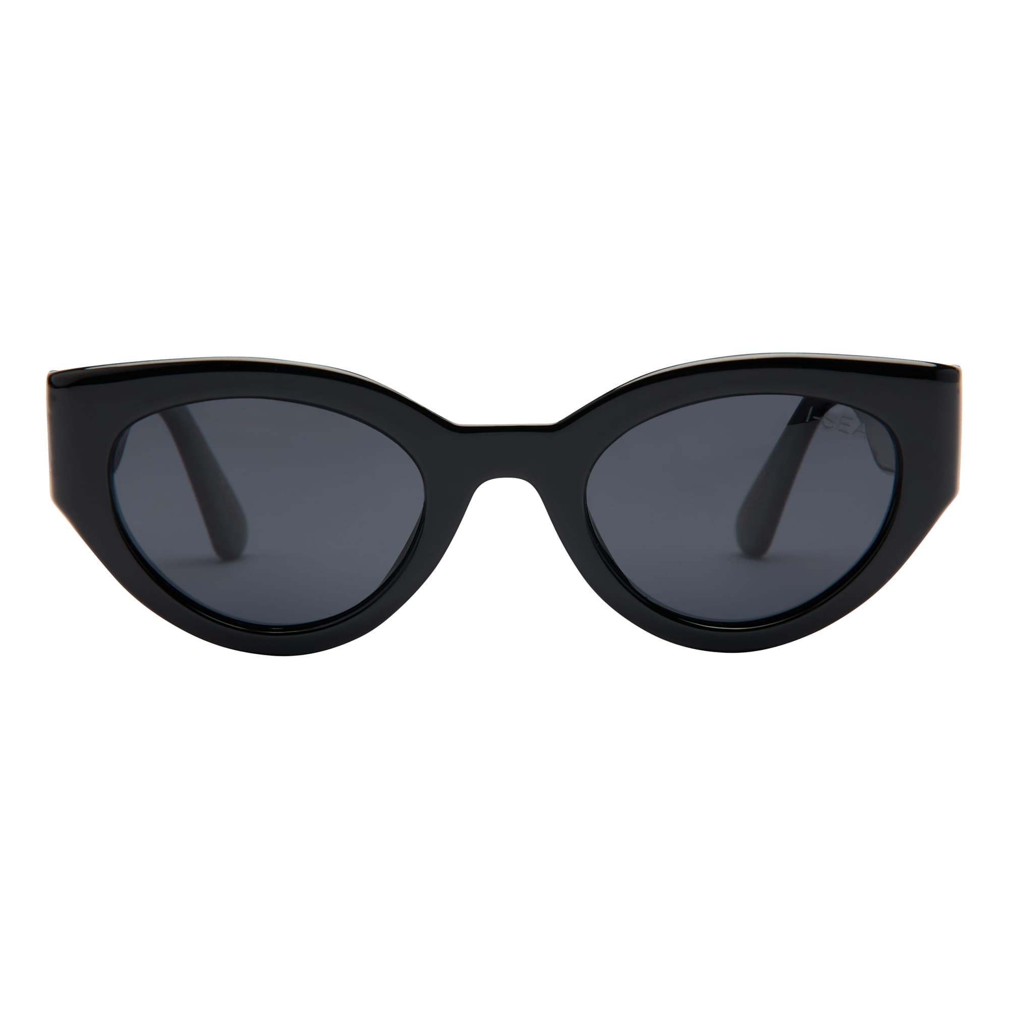 Ashbury Sunglasses in BLACK / SMOKE POLARIZED LENS - Detail 01 - #color_black-smoke-polarised-lens