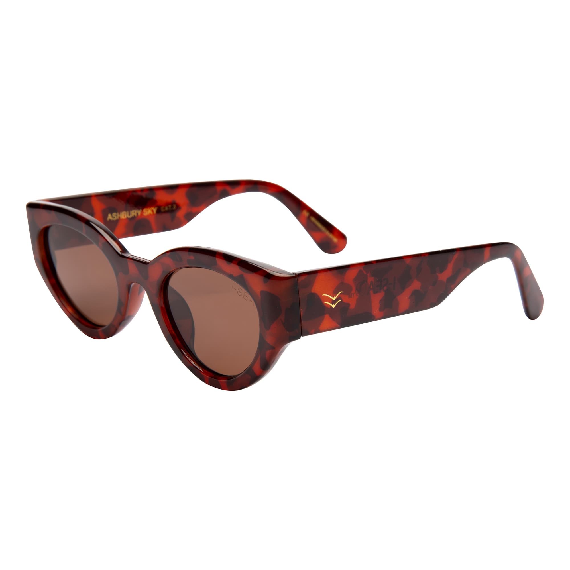 Ashbury Sunglasses in Havana Tort / Brown - Detail 02 - #color_havana-tort-brown-polarised-lens