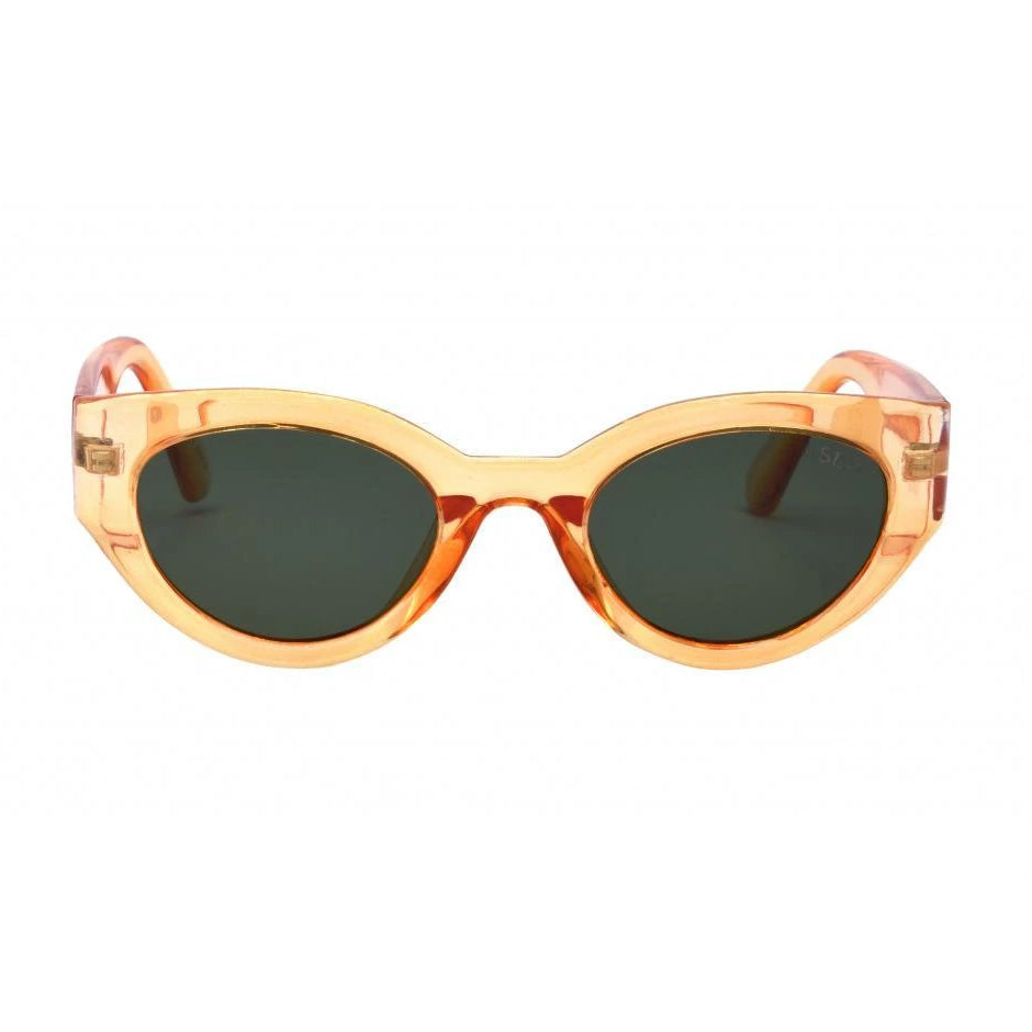 Ashbury Sunglasses in Honey / Yellow - Detail 01 - #color_honey-yellow-polarized-lens