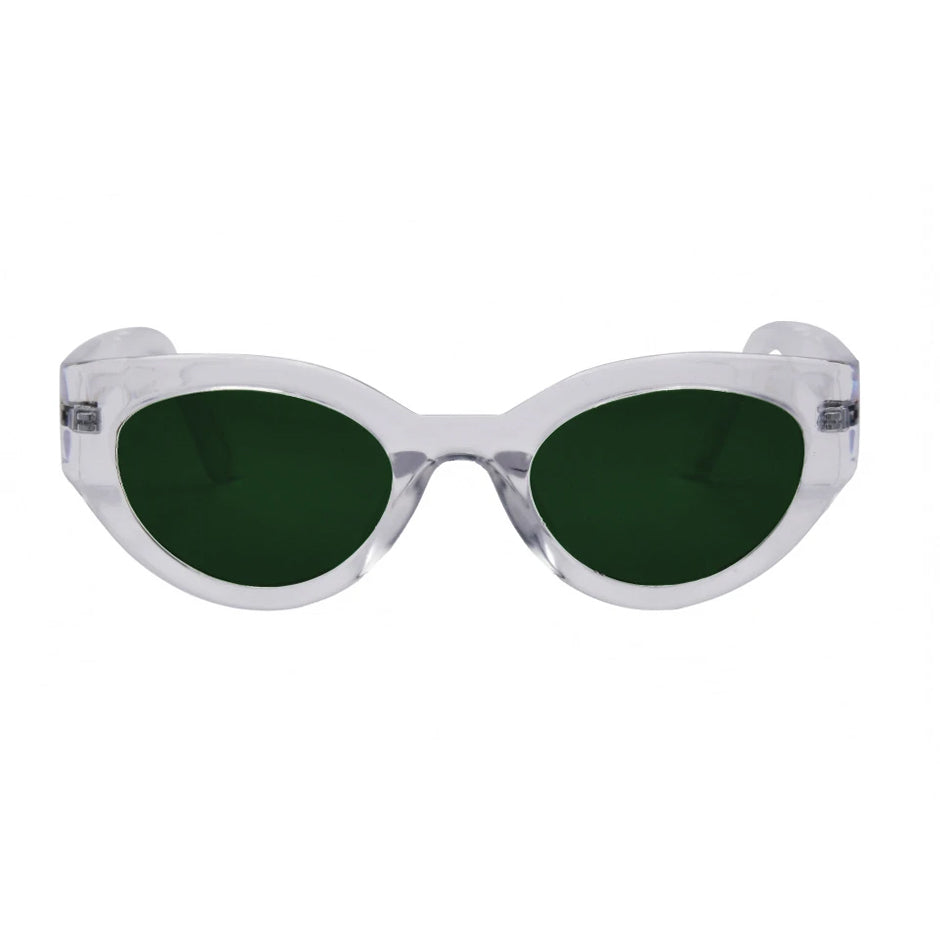Ashbury Sunglasses in Clear / G15 - Detail 01 - #color_clear-g15-polarized-lens