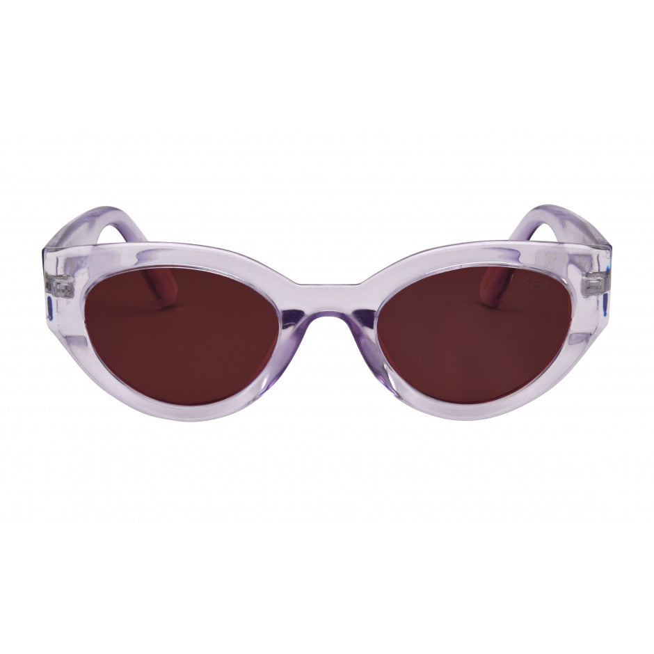 Ashbury Sunglasses in Lilac / Plum - Detail 01 - #color_lilac-plum-polarized-lens