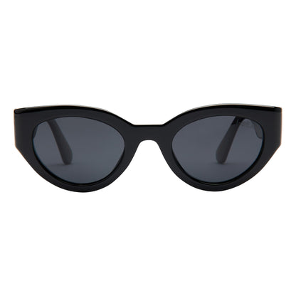 Ashbury Sunglasses in BLACK / SMOKE POLARIZED LENS - Detail 01 - #color_black-smoke-polarized-lens