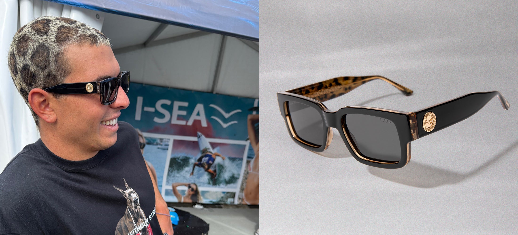 i-sea sponsored surfer Cole Houschmand at the WSL Championship Tour event in Margaret River, Australia